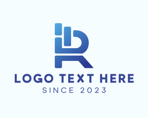 Establishment - Corporate Letter R logo design