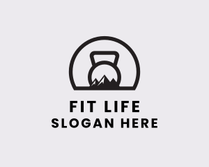 Mountain Kettlebell Fitness logo design