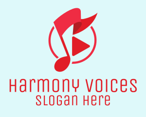 Choir - Music Streaming Festival logo design