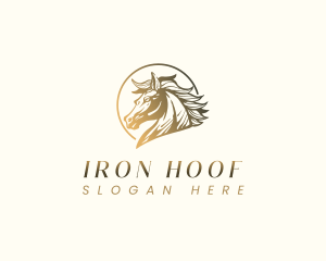 Elegant Equine Horse logo design