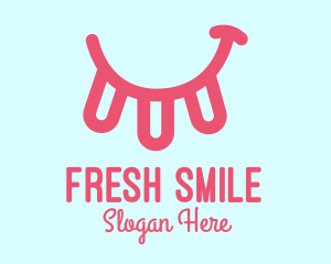 Cow Udder Smile  logo design