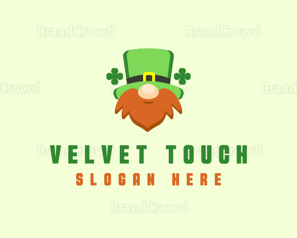 Irish Leprechaun Beard Logo