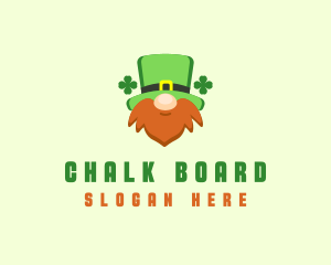 Irish Leprechaun Beard Logo