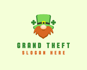 Costume - Irish Leprechaun Beard logo design
