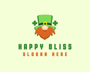 Irish Leprechaun Beard logo design