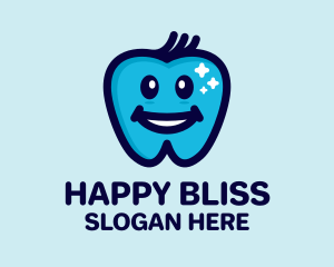 Happy Clean Tooth logo design