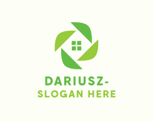 Home Furnishing - Green Home Realty logo design