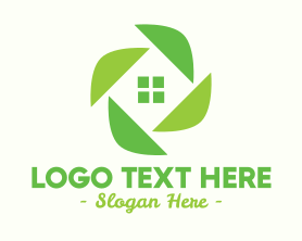 Architecture - Green Home logo design