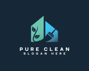 House Organic Cleaning logo design