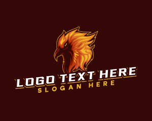 Aggresive - Phoenix Bird Team logo design