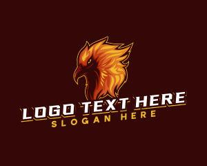 Streaming - Phoenix Bird Team logo design