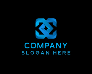 Link Company Letter C logo design