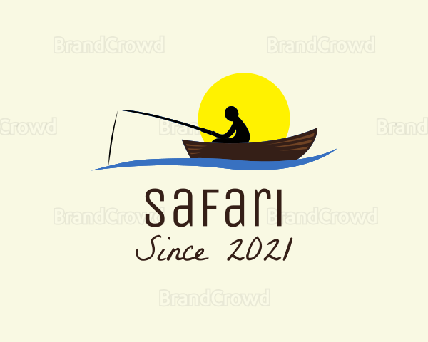 Sunset Fishing Leisure Logo