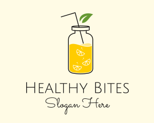 Lemon Leaf Juice  logo design