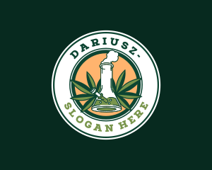 Drugs - Marijuana Weed Bong logo design