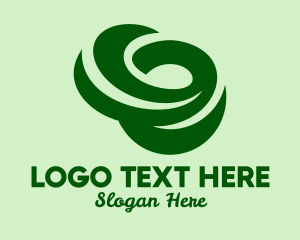 Grass - Green Grass Swirl logo design