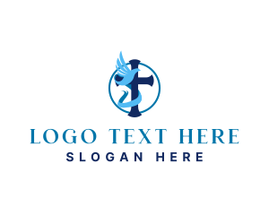 Glorious - Catholic Holy Cross logo design