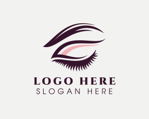Makeup Artist - Eye Makeup Glam logo design
