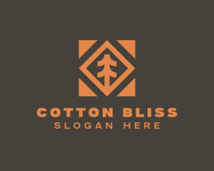 Conifer Tree Plant Woods logo design