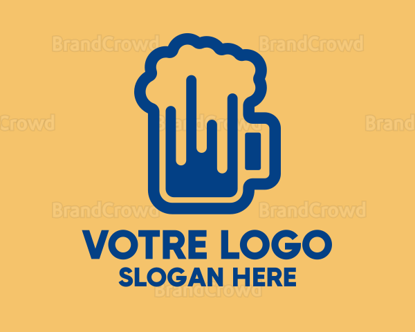 Modern Beer Pub Logo