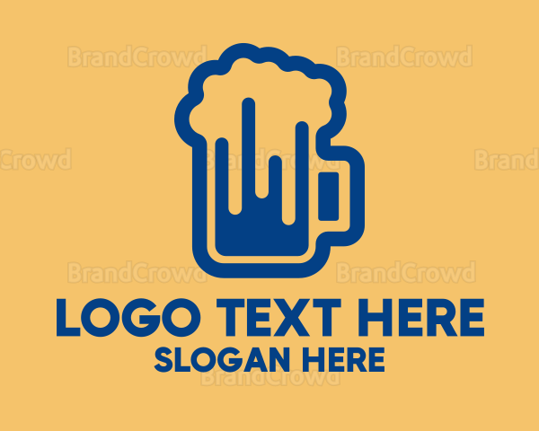 Modern Beer Pub Logo