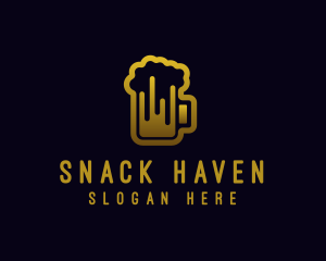 Modern Beer Pub  logo design