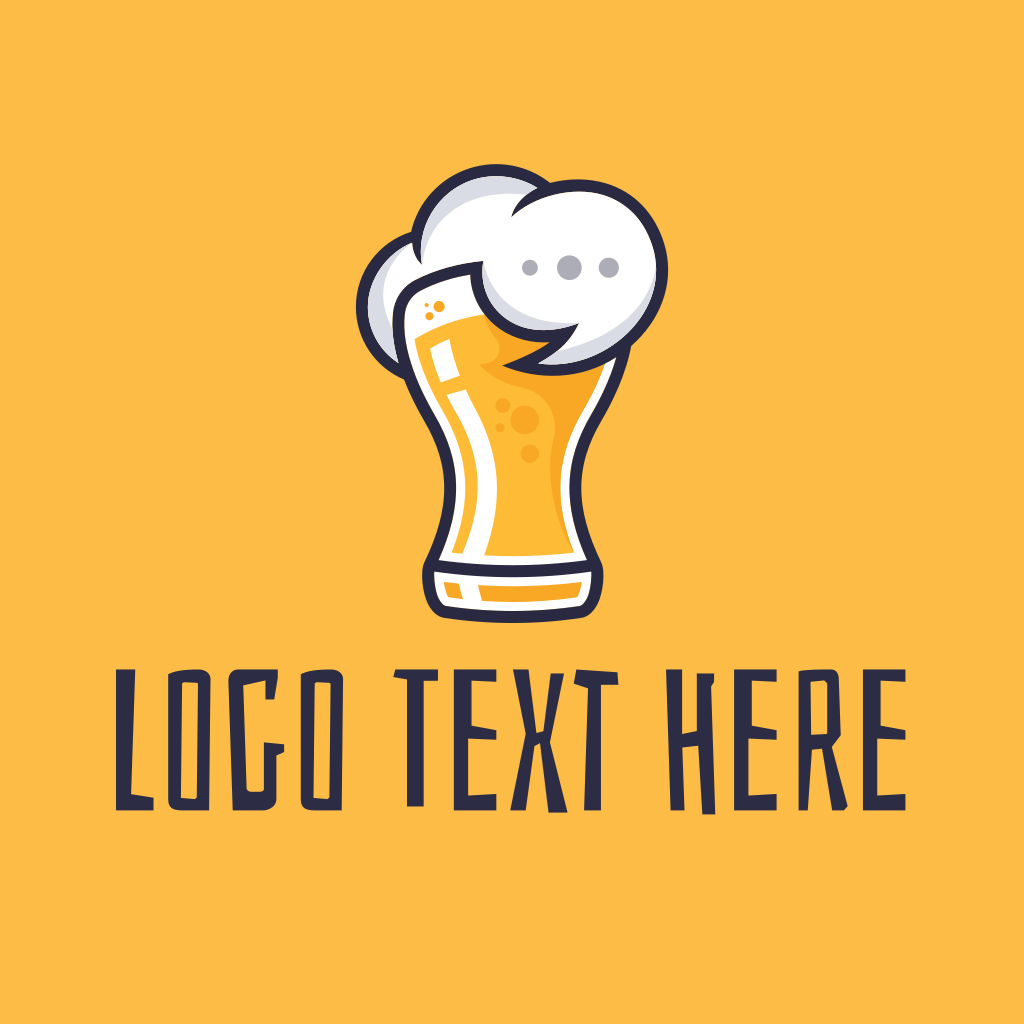 Beer Talk Bar Logo BrandCrowd Logo Maker