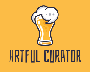 Beer Drunk Talk logo design