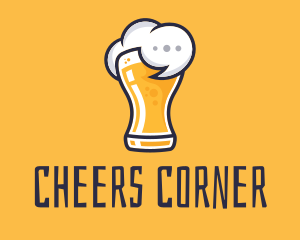 Booze - Beer Drunk Talk logo design