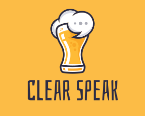 Beer Drunk Talk logo design