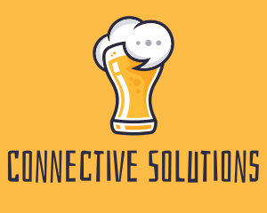 Beer Drunk Talk logo design