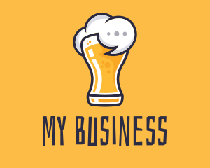 Beer Drunk Talk logo design
