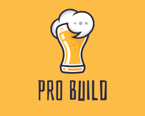 Beer Drunk Talk logo design