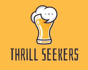 Beer Drunk Talk logo design