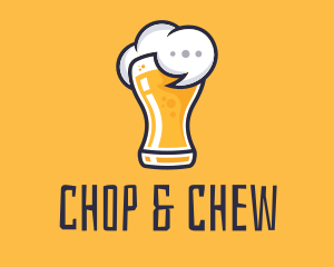 Beverage - Beer Drunk Talk logo design