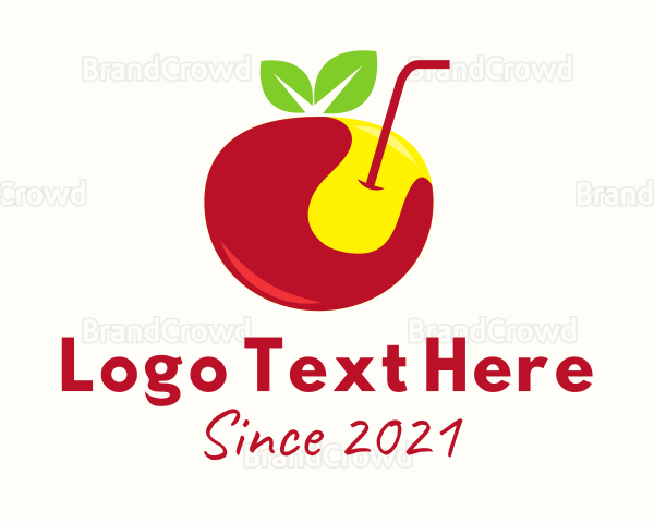 Apple Fruit Juice Logo