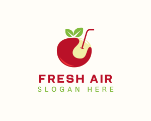 Apple Fruit Juice  logo design