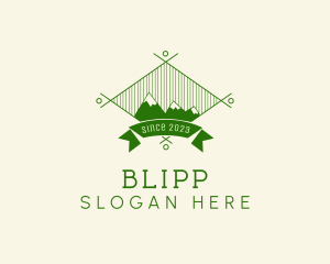 Mountain Hiking Camp Logo