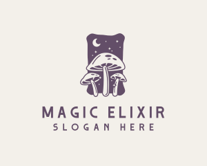 Magical Mushroom Fungus logo design