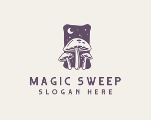 Magical Mushroom Fungus logo design