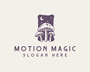 Magical Mushroom Fungus logo design