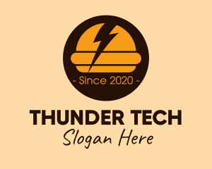 Thunder Bolt Burger logo design