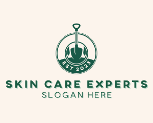 Gardening Lawn Care Shovel logo design