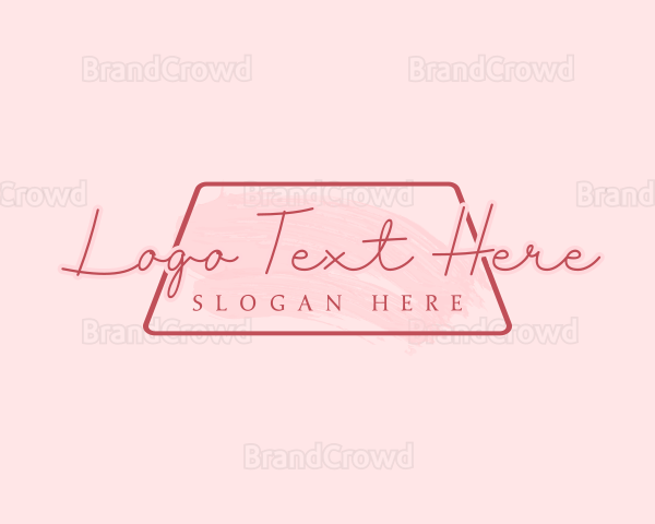 Woman Cosmetics Fashion Logo