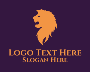 Wildlife - Lion Head Monarchy logo design