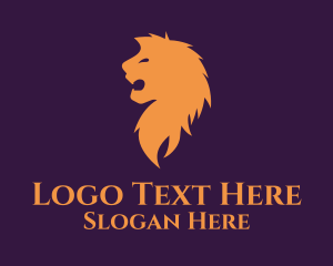 Jungle - Lion Head Monarchy logo design
