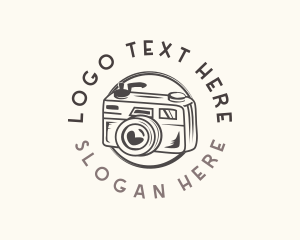 Movie - Film Camera Photography logo design