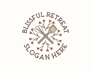 Food Blog - Bakeshop Whisk Spatula logo design