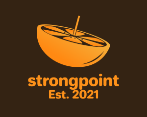 Orange - Orange Slice Pulp logo design