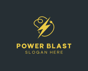 Electric Power Cord logo design